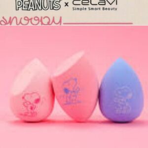 Celavi X Peanuts Snoopy Blender Set 3-PC Blender Sponges
